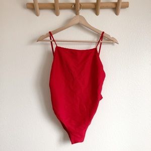 Billabong Square Neck Ribbed Onepiece